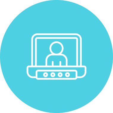 user icon, vector illustration simple design