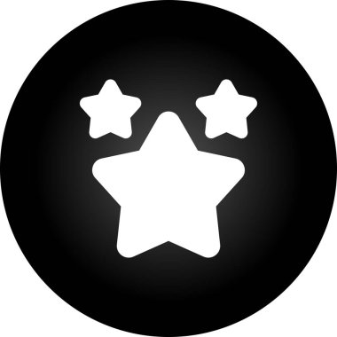 Yıldız simgesinin vektör illüstrasyonu