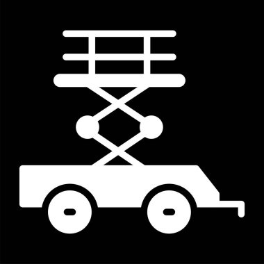 Makas Kaldırma simgesi vektör illüstrasyonu    