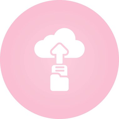 Web simge vektör çizim upload