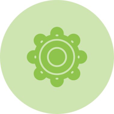 Ayarları satırı simgesi, vektör çizim 