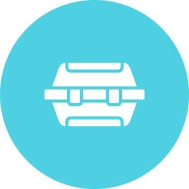 Alet çantası. Web simgesi basit tasarım 