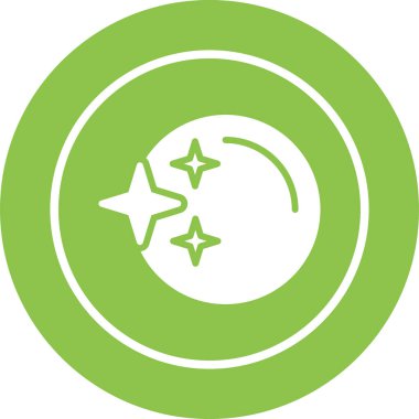 İnci Web simgesi, basit vektör illüstrasyonu