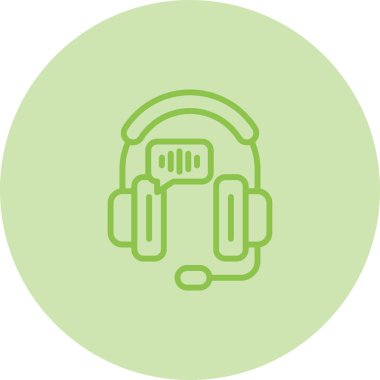 Yardım Hattı simgesinin vektör illüstrasyonu