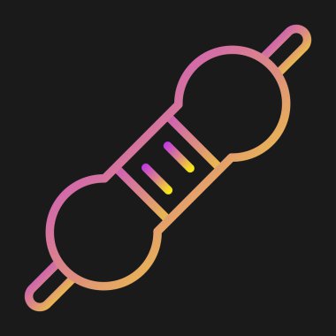 Direnç Ağı ikon vektör çizimi