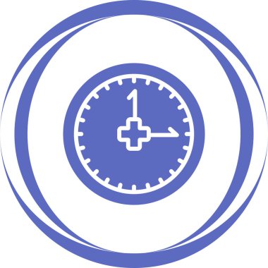 Saat simgesi web basit illüstrasyon