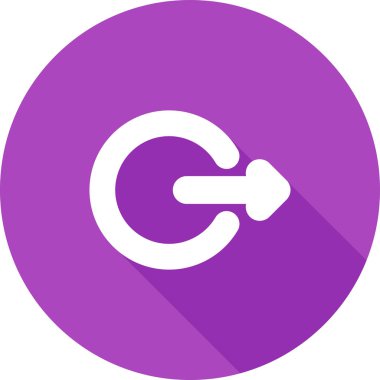  Beyaz arkaplanda izole edilmiş çıkış simgesini imzala