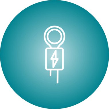 Kablo Birleştirici ağ ikonu vektör resimlemesini etkinleştir