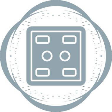 soket simgesi web basit illüstrasyon