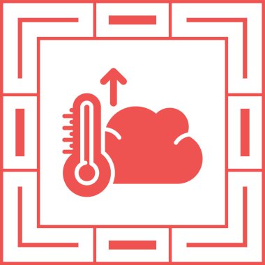 Bulut. Web simgesi basit illüstrasyon 