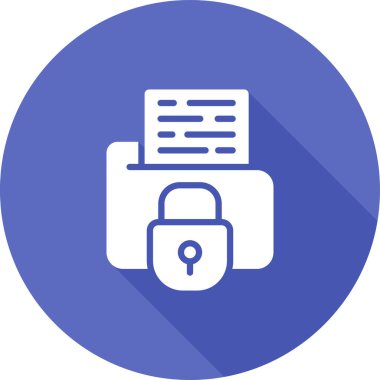 Secure Folder icon, vector illustration