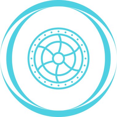 Daha serin ağ simgesi vektör illüstrasyonu