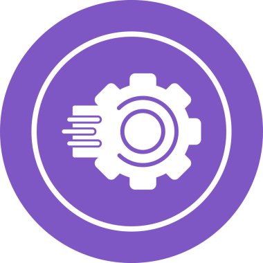 Beyaz arkaplanda hızlı yanıt simgesi izole edildi 