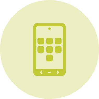 Simge Uygular. Uygulamalar Pictogram. Programlar İmza, Vektör İllüstrasyonu