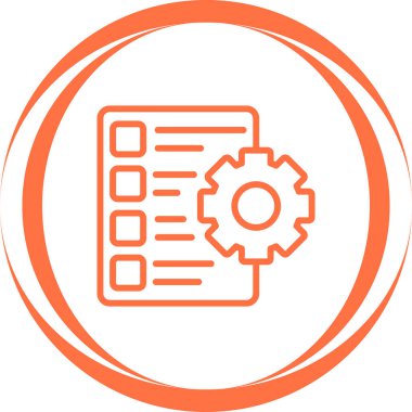 Dosya simgesinin vektör illüstrasyonu 