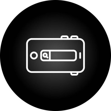 Tablet modern simgesinin vektör illüstrasyonu