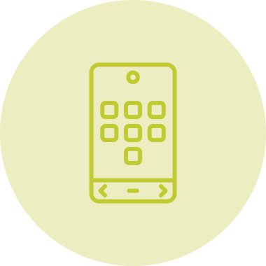 Simge Uygular. Uygulamalar Pictogram. Programlar İmza, Vektör İllüstrasyonu