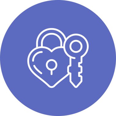 asma kilit web simge vektör çizim