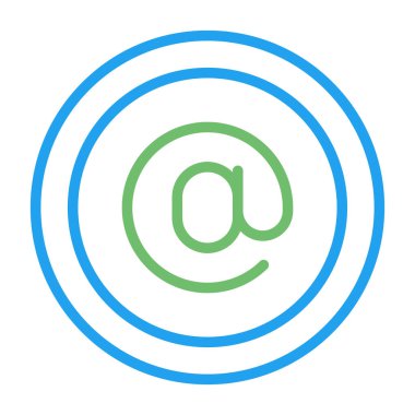 İşaret web simgesi, basit vektör illüstrasyonu