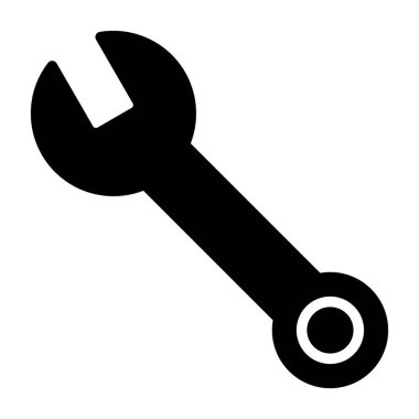 Spanner web simgesi vektör illüstrasyonu 