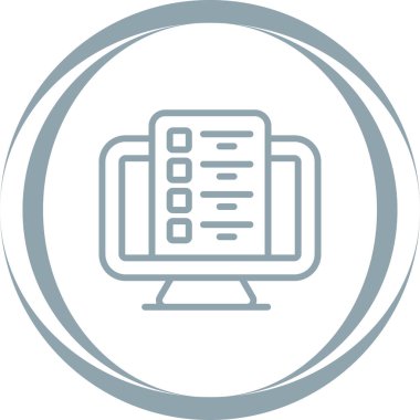 bilgisayar simgesi, vektör illüstrasyonu basit tasarım