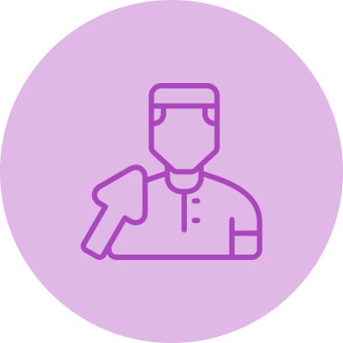 user icon, vector illustration simple design