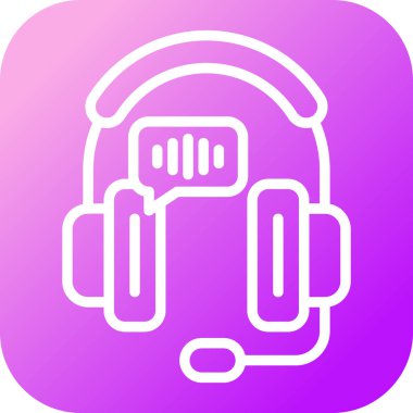 Yardım Hattı simgesinin vektör illüstrasyonu