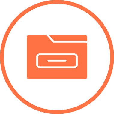 dosya dizini simgesi, vektör illüstrasyonu basit tasarım