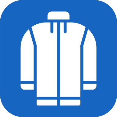 Örtü ceketli web vektör simgesi