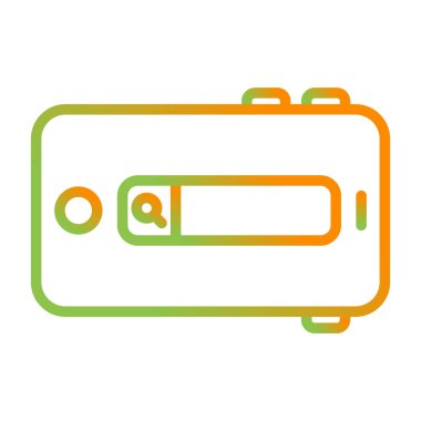 Tablet modern simgesinin vektör illüstrasyonu