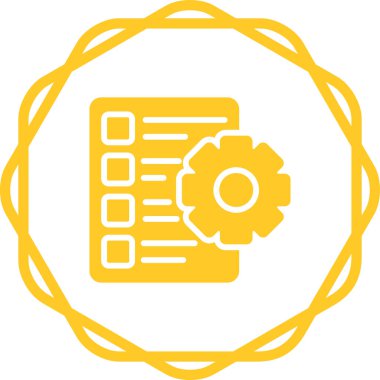 Dosya simgesinin vektör illüstrasyonu 