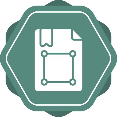 Metin sembolü vektör illüstrasyonu 