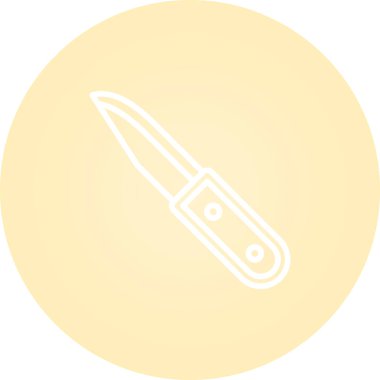 cep çakısı simgesi web illüstrasyonu