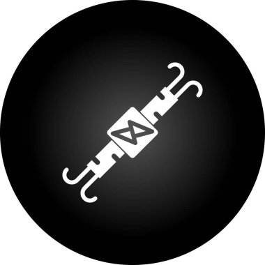 Kablolar ağ simgesi vektör çizimi 