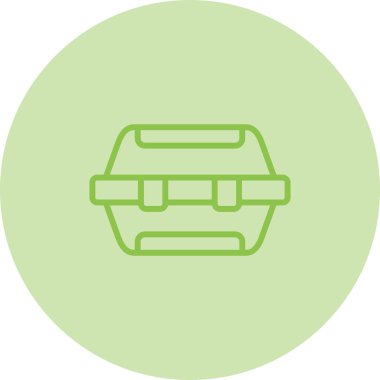 Alet çantası. Web simgesi basit tasarım 