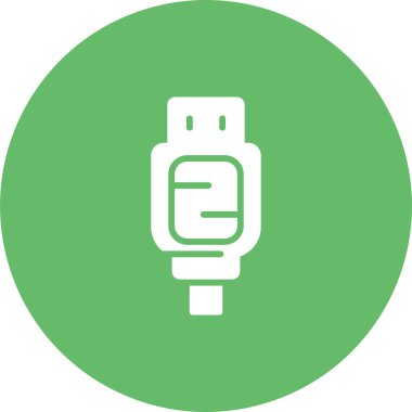 SATA kablo simgesinin web illüstrasyonu