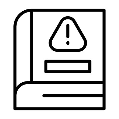 kitap web simgesi, vektör illüstrasyonu 