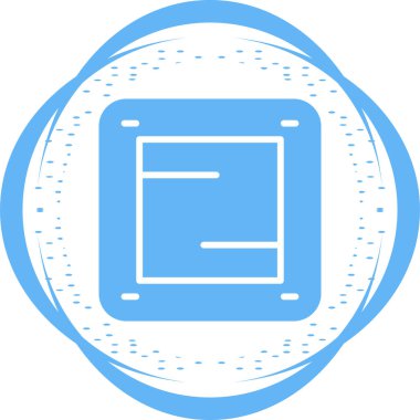 Ana kart web simgesi vektör illüstrasyonu