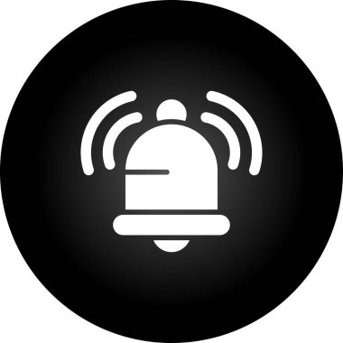 Çan simgesi web basit illüstrasyon