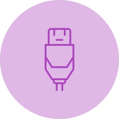 hdmi simgesi, web tasarımı için resimleme