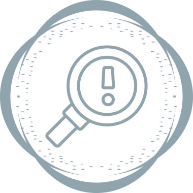 Risk simgesinin vektör çizimi 