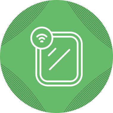 Akıllı Ayna simgesi, vektör illüstrasyonu  