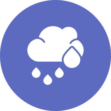 Bulut. Web simgesi basit illüstrasyon 