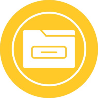 dosya dizini simgesi, vektör illüstrasyonu basit tasarım