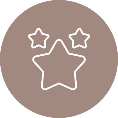 Yıldız simgesinin vektör illüstrasyonu