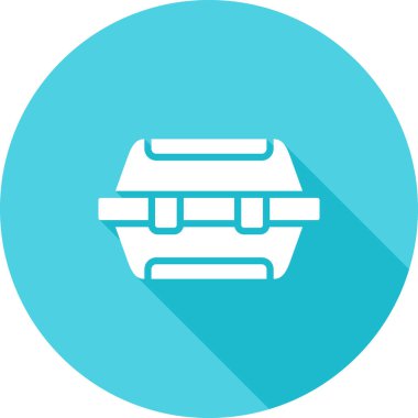 Alet çantası. Web simgesi basit tasarım 