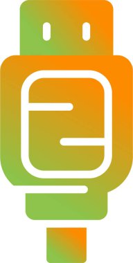 SATA kablo simgesinin web illüstrasyonu