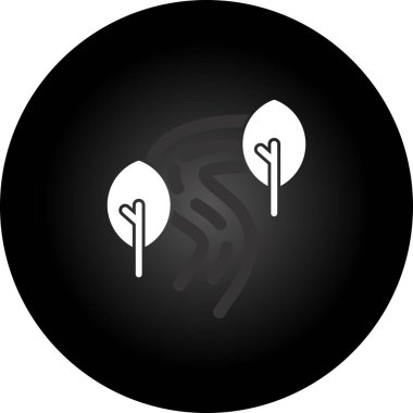 Nehir Web simgesi vektör illüstrasyonu