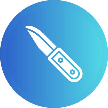 cep çakısı simgesi web illüstrasyonu