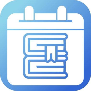 Takvim simgesi, vektör çizimi 